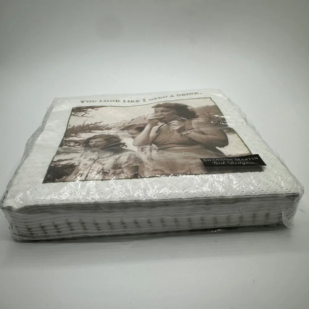 Shannon Martin Girl Designer You Look Like I Need A Drink Cocktail Napkins 20ct